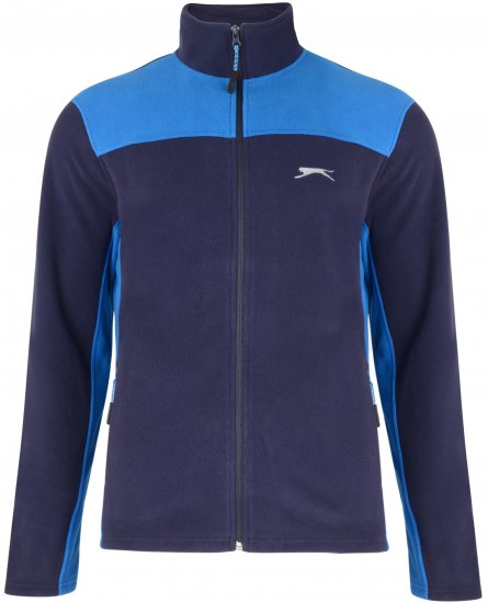 Slazenger Haines Microfleece Navy - Puloverji & jopice - Moški Puloverji & Jopice za Močnejše Postave