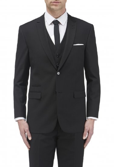 Skopes Madrid Suit jacket Black - Obleke - Velike številke oblek za moške