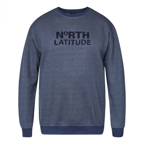 North Latitude Crewneck Logo Sweat Mornarska - TALL puloverji - TALL puloverji in jopice s kapuco