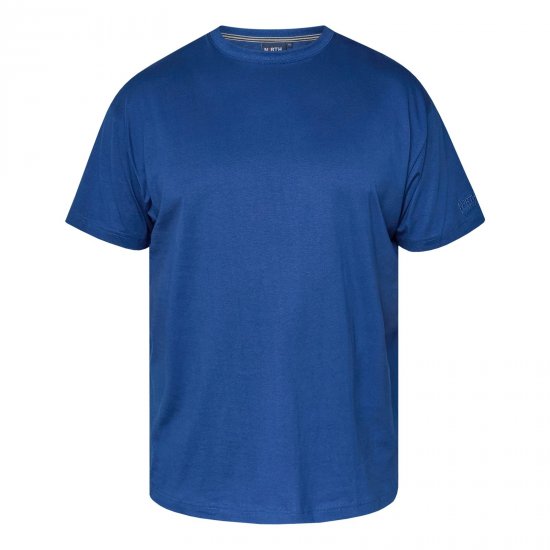 North Latitude US T-Shirt Modra - Kratke Majice - Moške kratke majice za močnejše postave