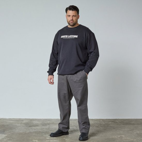 North Latitude Crewneck Sweatshirt Črna - TALL puloverji - TALL puloverji in jopice s kapuco