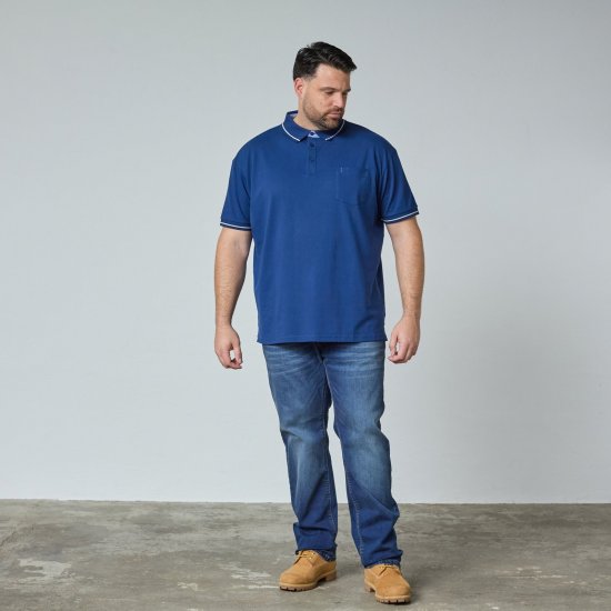 North Latitude Superflex Polo Modra - TALL polo majice - TALL polo majice za visoke moške