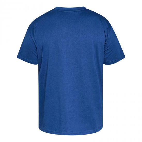 North Latitude US T-Shirt Modra - Kratke Majice - Moške kratke majice za močnejše postave