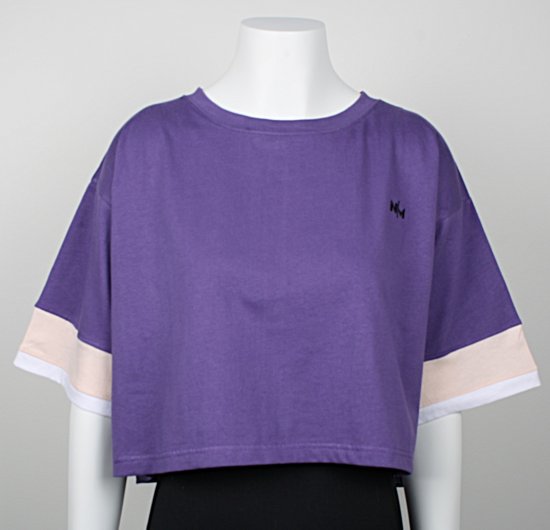 Nora Mikken AGNES Crop Top Purple - Majice - 
