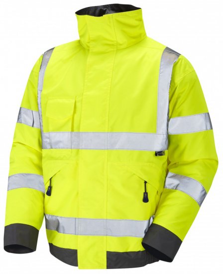 Leo Chivenor Bomber Jacket Yellow - Delovne obleke - Delovne Obleke Močnejše postave