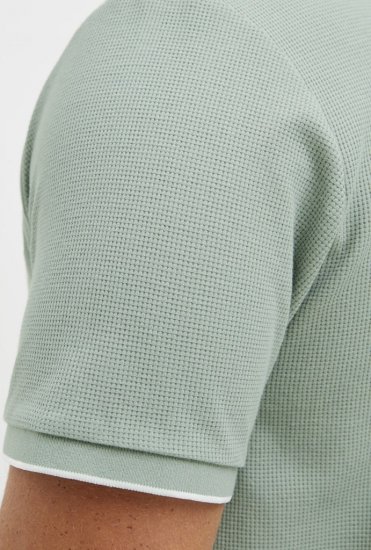 Jack & Jones AUSTIN CLASSIC Polo Iceberg Green - Polo majice - Moške Polo Majice za Močnejše Postave