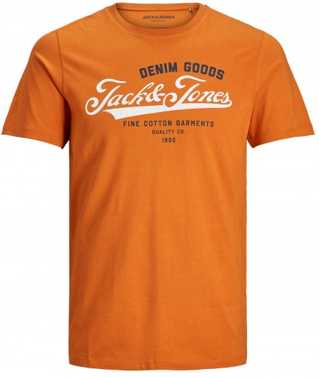 Jack & Jones Elogo T-Shirt Hawaiian Sunset - Kratke Majice - Moške kratke majice za močnejše postave