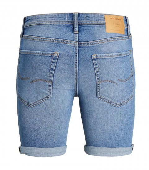 Jack & Jones Rick Shorts Blue - Kratke hlače - Moške Kratke Hlače za Močnejše Postave