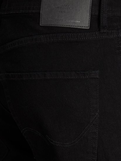Jack & Jones Rick Shorts Black - Kratke hlače - Moške Kratke Hlače za Močnejše Postave
