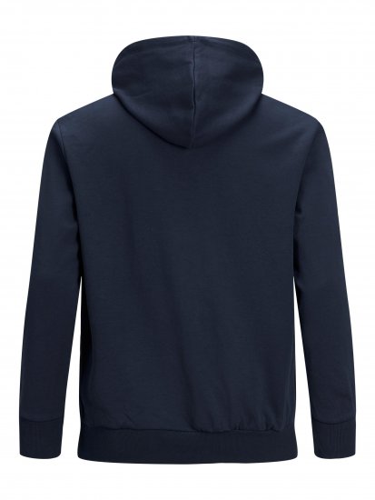Jack & Jones Basic Sweat Hood Navy Blazer - Puloverji & jopice - Moški Puloverji & Jopice za Močnejše Postave