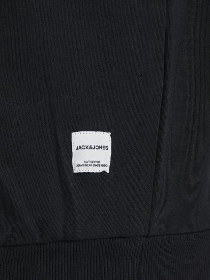 Jack & Jones Basic Hoodie Black - Puloverji & jopice - Moški Puloverji & Jopice za Močnejše Postave