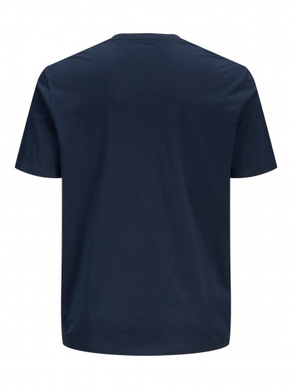 Jack & Jones Jump T-shirt Navy - Kratke Majice - Moške kratke majice za močnejše postave