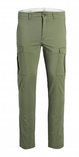 Jack & Jones Marco Chino Pants Dusty Olive - Kavbojke & hlače - Moške Kavbojke in Hlače za Močnejše Postave