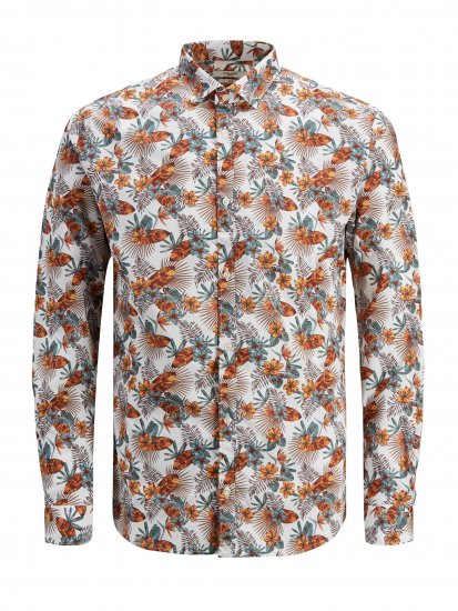 Jack & Jones Blagraduation Shirts White - Srajce - Moške srajce za Močnejše Postave