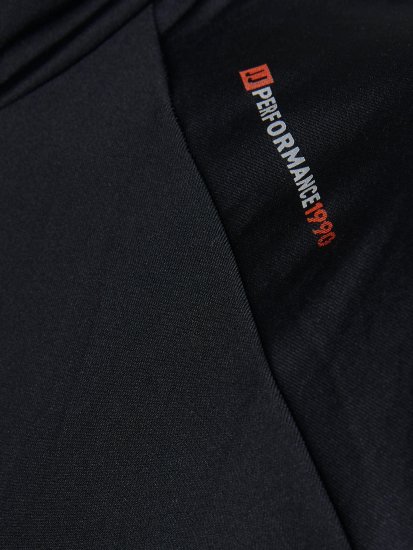 Jack & Jones Running Half Zip Sweat Black - Puloverji & jopice - Moški Puloverji & Jopice za Močnejše Postave