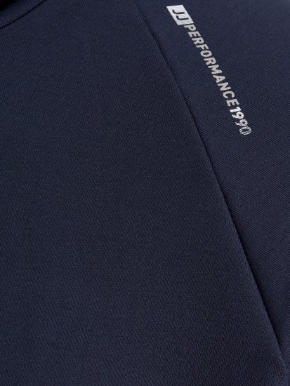 Jack & Jones Running Half Zip Sweat Navy - Puloverji & jopice - Moški Puloverji & Jopice za Močnejše Postave