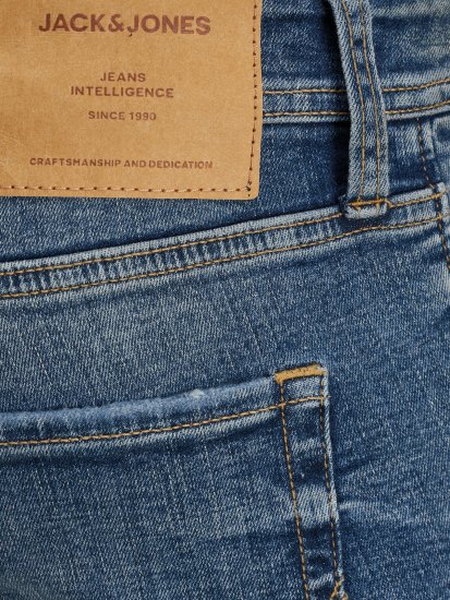 Jack & Jones Liam 101 Skinny Blue Denim - Kavbojke & hlače - Moške Kavbojke in Hlače za Močnejše Postave