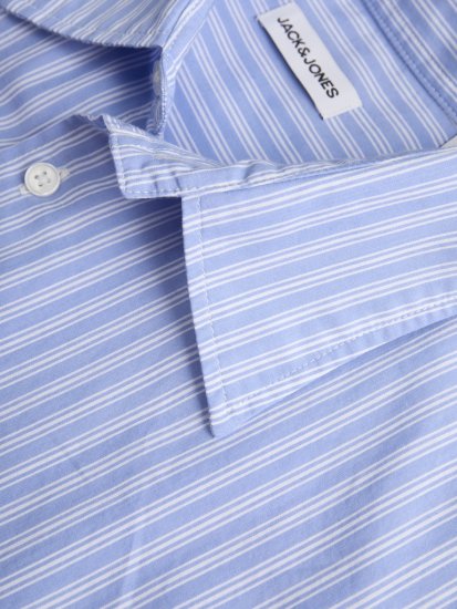 Jack & Jones Cody Poplin Long Sleeve Shirt Windsurfer - Srajce - Moške srajce za Močnejše Postave