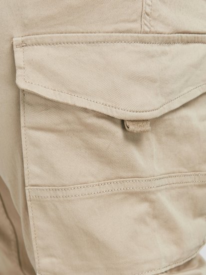 Jack & Jones JPSTPAUL Cuffed Cargopants Sand - Kavbojke & hlače - Moške Kavbojke in Hlače za Močnejše Postave
