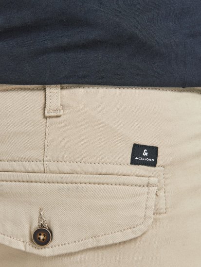 Jack & Jones JPSTPAUL Cuffed Cargopants Sand - Kavbojke & hlače - Moške Kavbojke in Hlače za Močnejše Postave