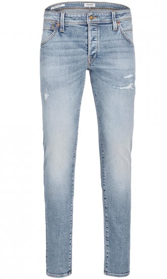 Jack & Jones JJIGLENN FOX Jeans Blue - Kavbojke & hlače - Moške Kavbojke in Hlače za Močnejše Postave