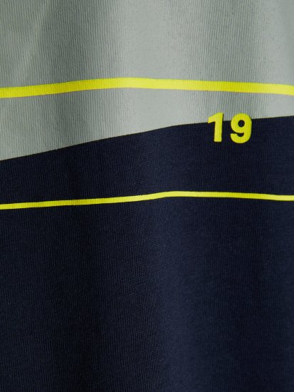 Jack & Jones JCOBOOSTER TEE Navy - Kratke Majice - Moške kratke majice za močnejše postave