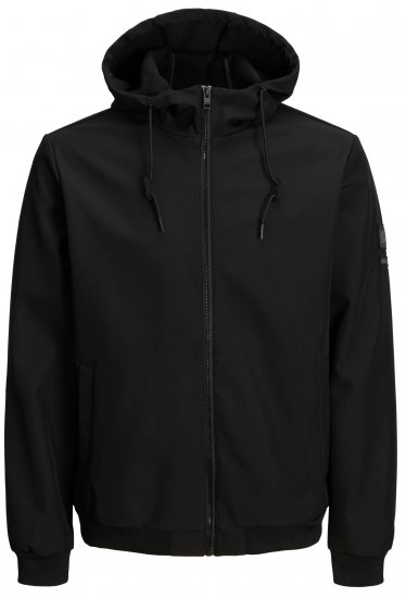 Jack & Jones JCOCLASSIC Waffle Jacket Black - Jakne - Moške bunde za Močnejše Postave