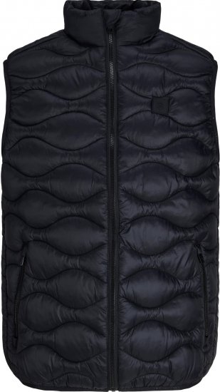 Jack & Jones JPRCCICEBREAKER BODYWARMER Black - Jakne - Moške bunde za Močnejše Postave