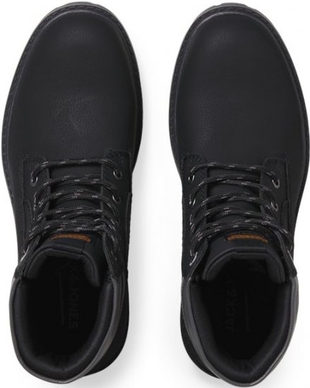 Jack & Jones FINIUS Lace-Up Boots Black - Moški čevlji 40-52 - 