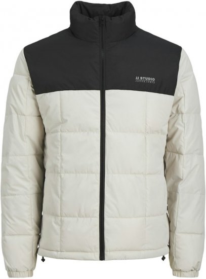 Jack & Jones BEN Windproof Jacket White - Jakne - Moške bunde za Močnejše Postave