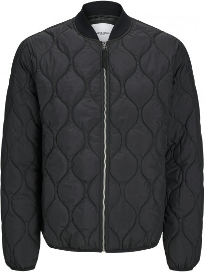 Jack & Jones JJKODA Light Bomber Jacket Black - Jakne - Moške bunde za Močnejše Postave