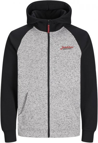 Jack & Jones Erik Hoodie Black - Puloverji & jopice - Moški Puloverji & Jopice za Močnejše Postave