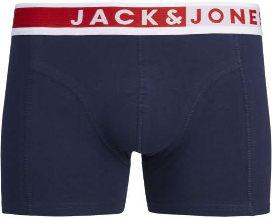 Jack & Jones JACKARIM Trunks 3-Pack Red - Spodnje perilo & kopalne hlače - Moško Spodnje Perilo za močnejše postave
