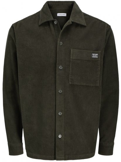 Jack & Jones Corduroy Long Sleeve Overshirt Rosin - Srajce - Moške srajce za Močnejše Postave