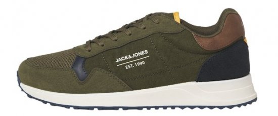 Jack & Jones Beech Combo Sneakers Green - Moški čevlji 40-52 - 