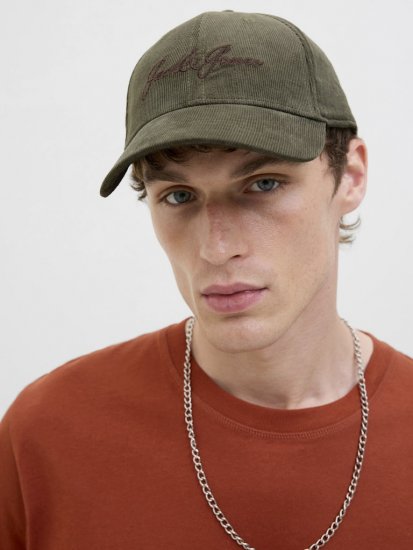 Jack & Jones Base Corduroy Cap Dusty Olive - Modni dodatki - 