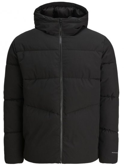 Jack & Jones Global Puffer Jacket Black - Jakne - Moške bunde za Močnejše Postave