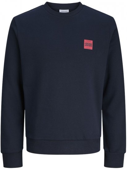 Jack & Jones Brandy Crew Neck Sweatshirt Sky Captain - Puloverji & jopice - Moški Puloverji & Jopice za Močnejše Postave