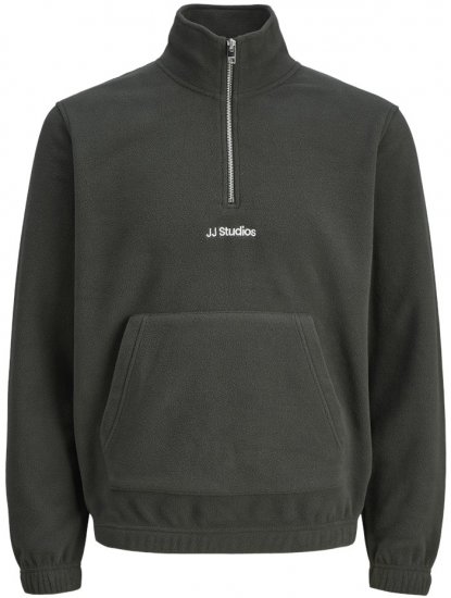 Jack & Jones Soho Half Zip Fleece Sweatshirt Rosin - Puloverji & jopice - Moški Puloverji & Jopice za Močnejše Postave