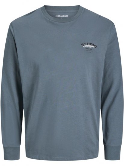 Jack & Jones Yuki Crew Neck Sweatshirt Stormy Weather - Puloverji & jopice - Moški Puloverji & Jopice za Močnejše Postave