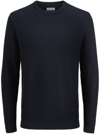 Jack & Jones Otto Crew Neck Knit Pullover Sky Captain - Puloverji & jopice - Moški Puloverji & Jopice za Močnejše Postave