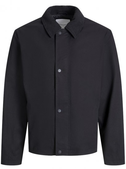 Jack & Jones Grady Worker Jacket Black - Jakne - Moške bunde za Močnejše Postave