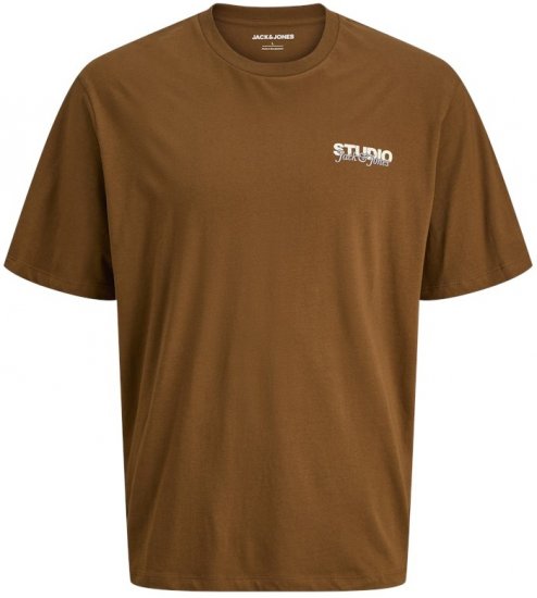 Jack & Jones Yuki Crew Neck T-Shirt Monks Robe - Kratke Majice - Moške kratke majice za močnejše postave