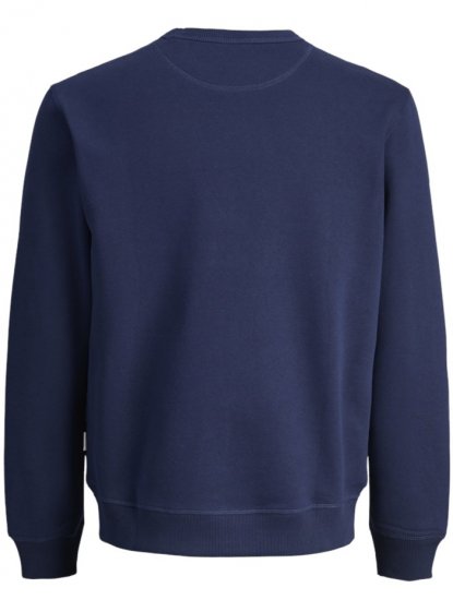 Jack & jones Norrebro Crew Neck Sweatshirt Ocean Cavern - Puloverji & jopice - Moški Puloverji & Jopice za Močnejše Postave