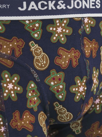 Jack & Jones Gingerbread Trunks 3-Pack Black - Spodnje perilo & kopalne hlače - Moško Spodnje Perilo za močnejše postave