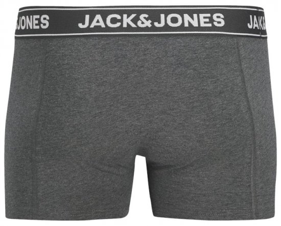 Jack & Jones Black Friday Trunks 3-Pack Grey Black - Spodnje perilo & kopalne hlače - Moško Spodnje Perilo za močnejše postave