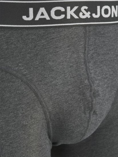 Jack & Jones Black Friday Trunks 3-Pack Grey Black - Spodnje perilo & kopalne hlače - Moško Spodnje Perilo za močnejše postave