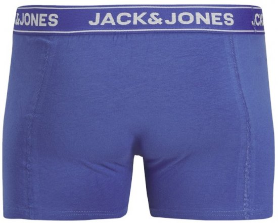 Jack & Jones Black Friday Trunks 3-Pack Blue Black - Spodnje perilo & kopalne hlače - Moško Spodnje Perilo za močnejše postave
