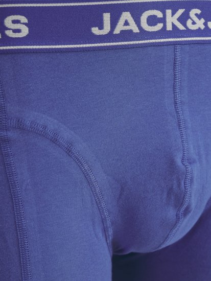 Jack & Jones Black Friday Trunks 3-Pack Blue Black - Spodnje perilo & kopalne hlače - Moško Spodnje Perilo za močnejše postave