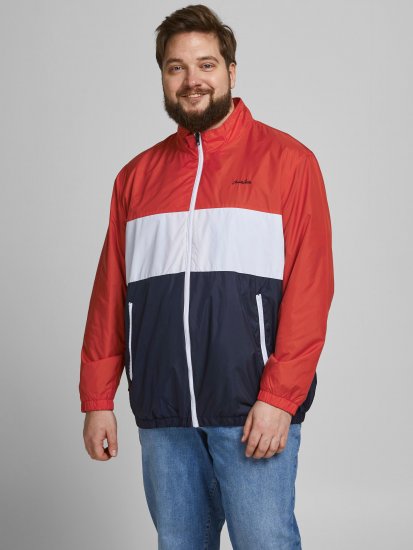Jack & Jones Hunter Light Jacket Red - Jakne - Moške bunde za Močnejše Postave